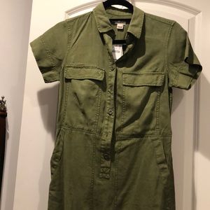 NWT jcrew factory shirt dress